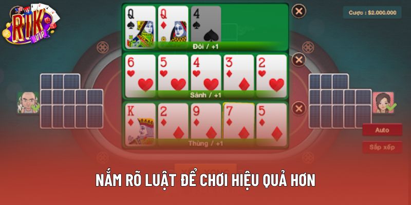 Nắm rõ luật để chơi hiệu quả hơn Nắm rõ luật để chơi hiệu quả hơn